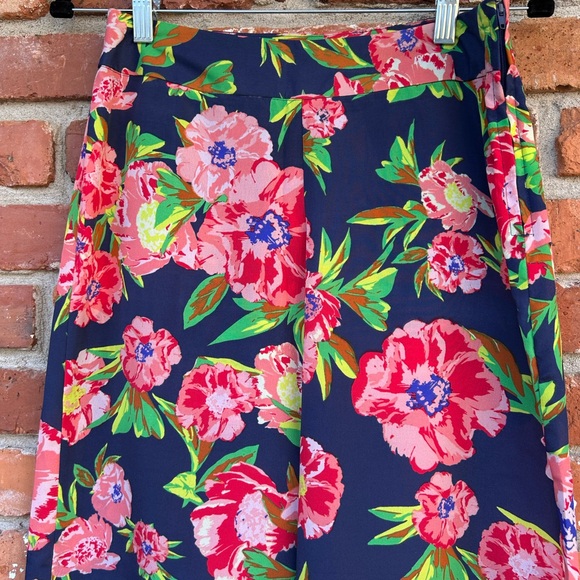 Chord Anthropologie Juniors Wide Leg Floral Pants Size 3 - Picture 2 of 5